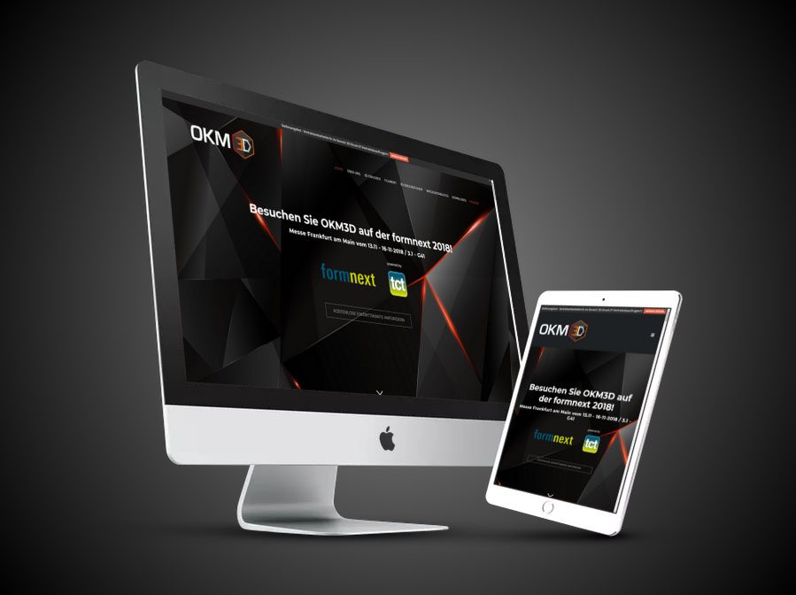 OKM 3D Website Gestaltung